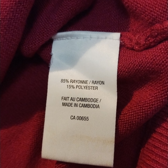 Reitmans Fushia Pink Knit Sweater Size XLP - Picture 4 of 11